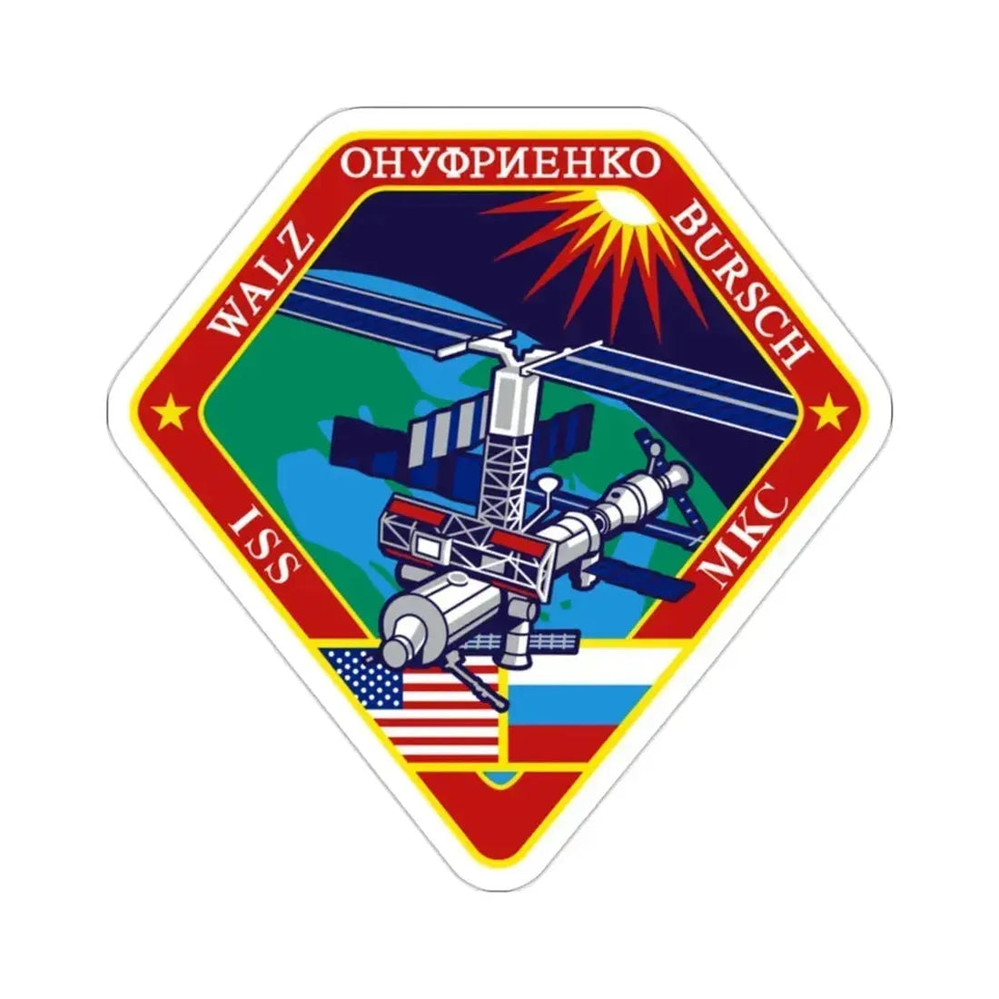 ISS Expedition 4 (NASA) STICKER Vinyl Die-Cut Decal 2 Inch - The Sticker Space