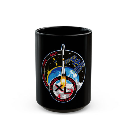 ISS Expedition 40 (NASA) Black Coffee Mug-15oz-The Sticker Space