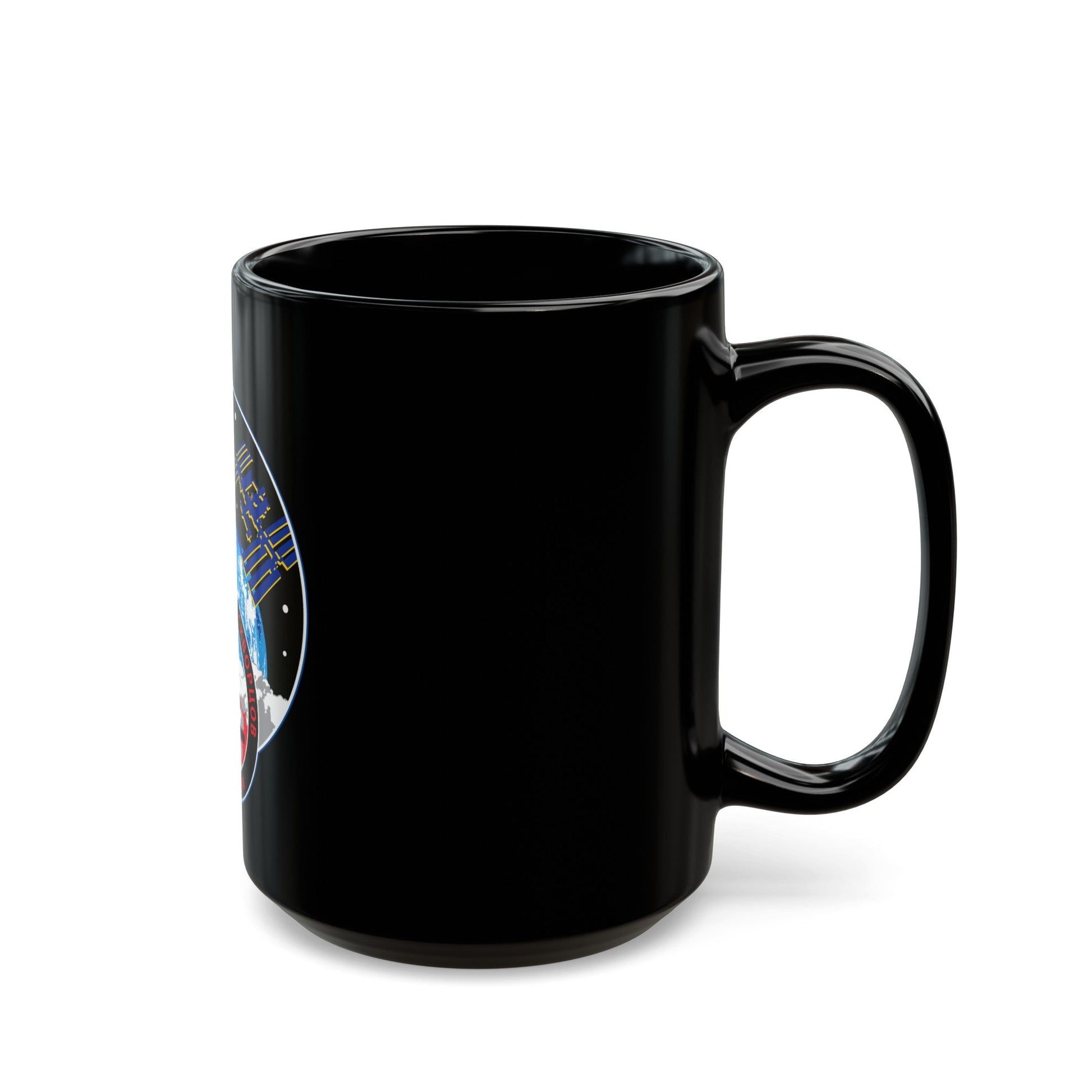 ISS Expedition 40 (NASA) Black Coffee Mug-The Sticker Space