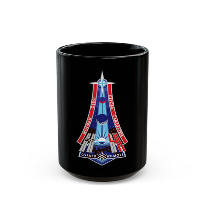 ISS Expedition 41 (NASA) Black Coffee Mug-15oz-The Sticker Space