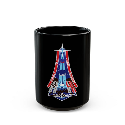 ISS Expedition 41 (NASA) Black Coffee Mug-15oz-The Sticker Space