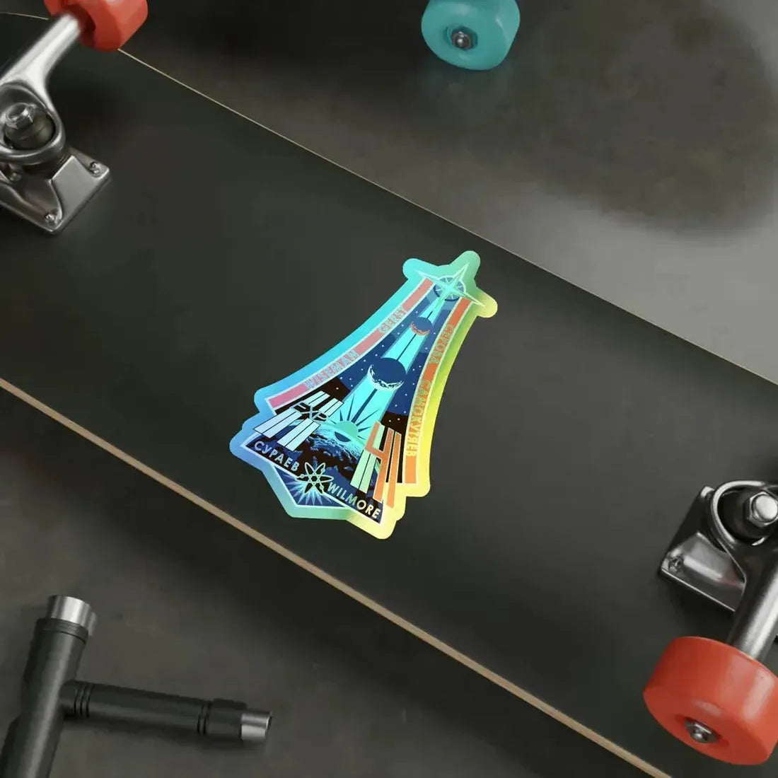 ISS Expedition 41 (NASA) Holographic STICKER Die-Cut Vinyl Decal - The Sticker Space