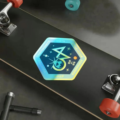 ISS Expedition 43 (NASA) Holographic STICKER Die-Cut Vinyl Decal - The Sticker Space