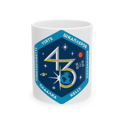 ISS Expedition 43 (NASA) White Coffee Mug-11oz-The Sticker Space