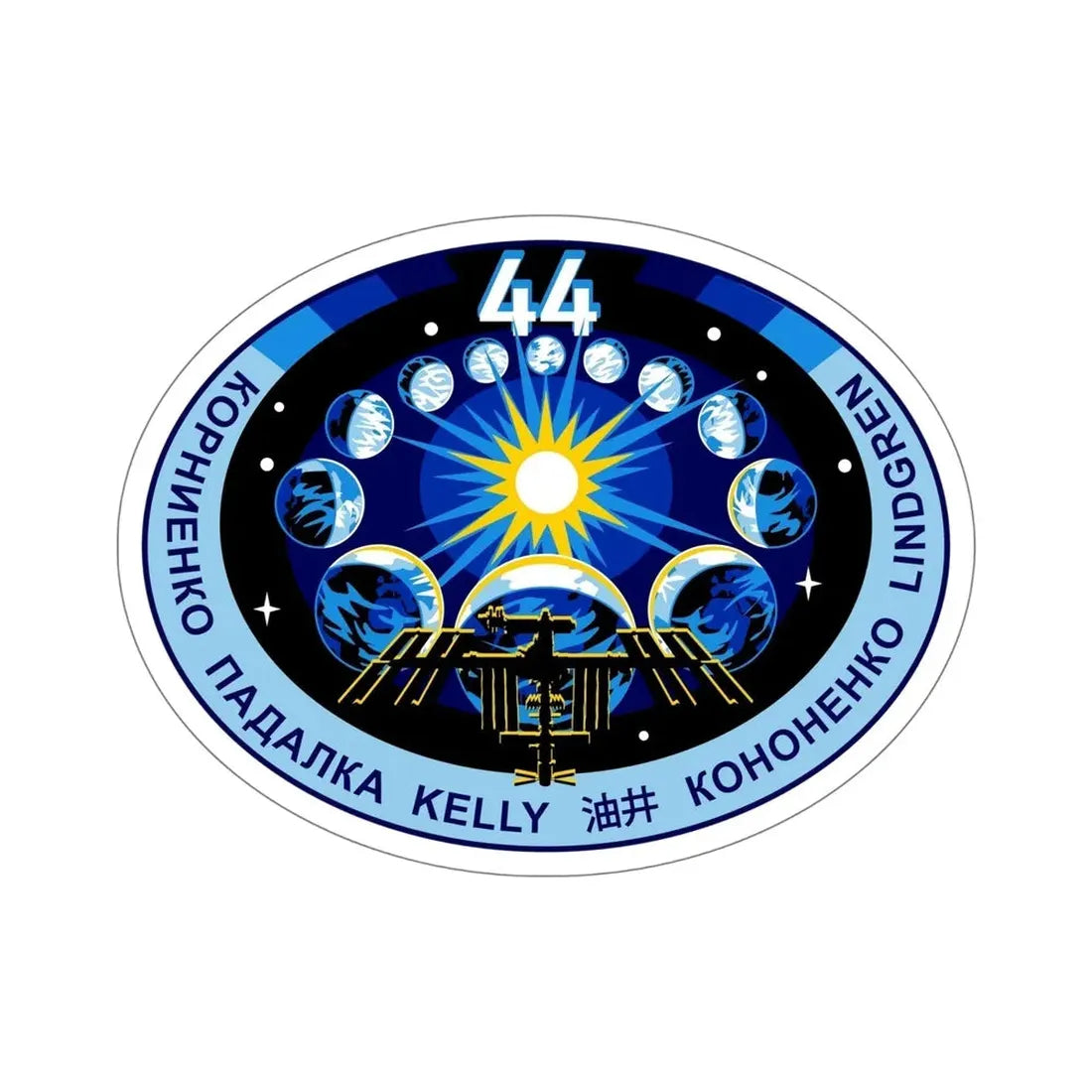 ISS Expedition 44 (NASA) STICKER Vinyl Die-Cut Decal - The Sticker Space