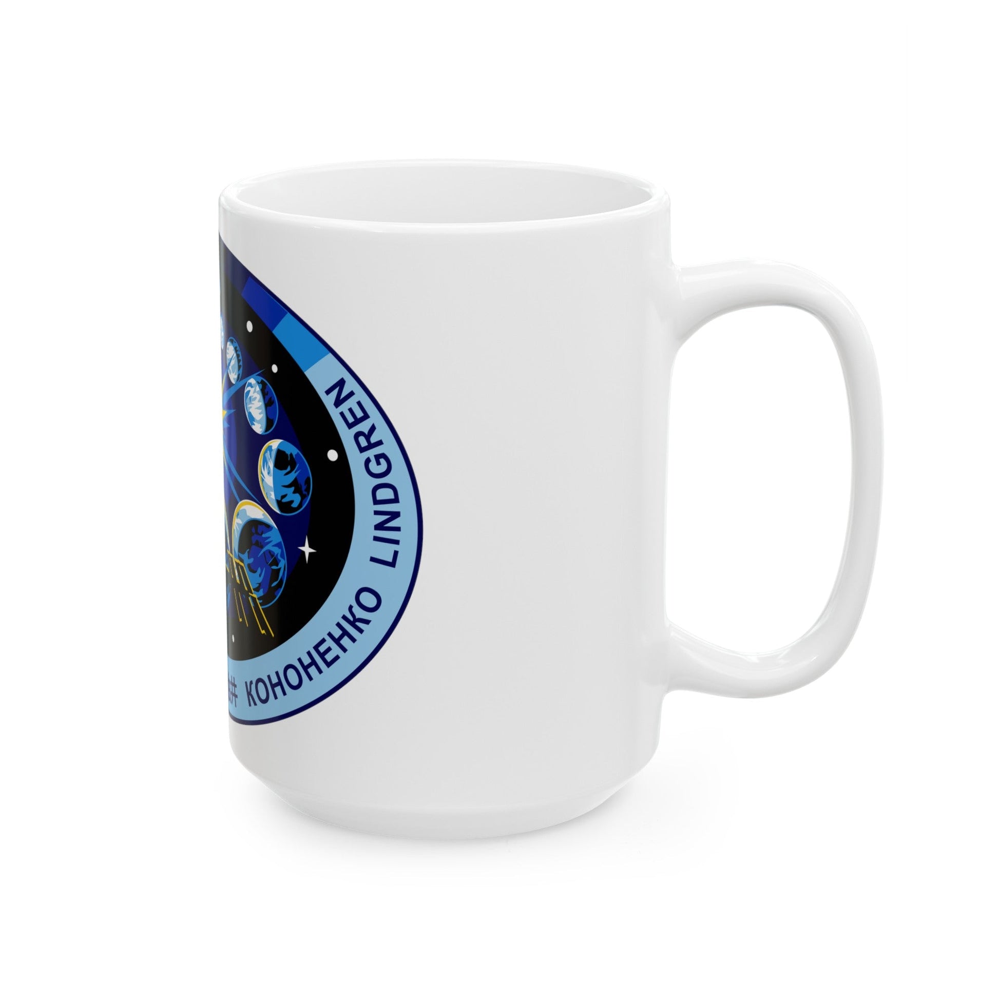 ISS Expedition 44 (NASA) White Coffee Mug-The Sticker Space