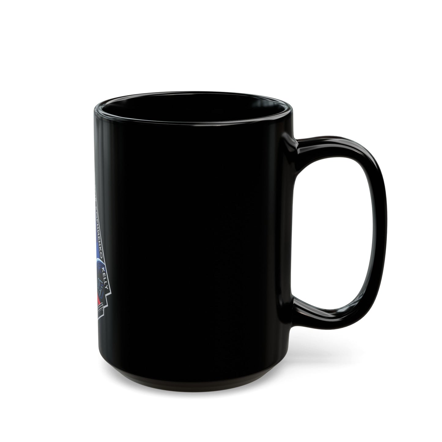 ISS Expedition 45 (NASA) Black Coffee Mug-The Sticker Space