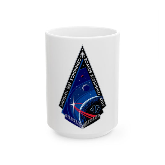 ISS Expedition 45 (NASA) White Coffee Mug-15oz-The Sticker Space