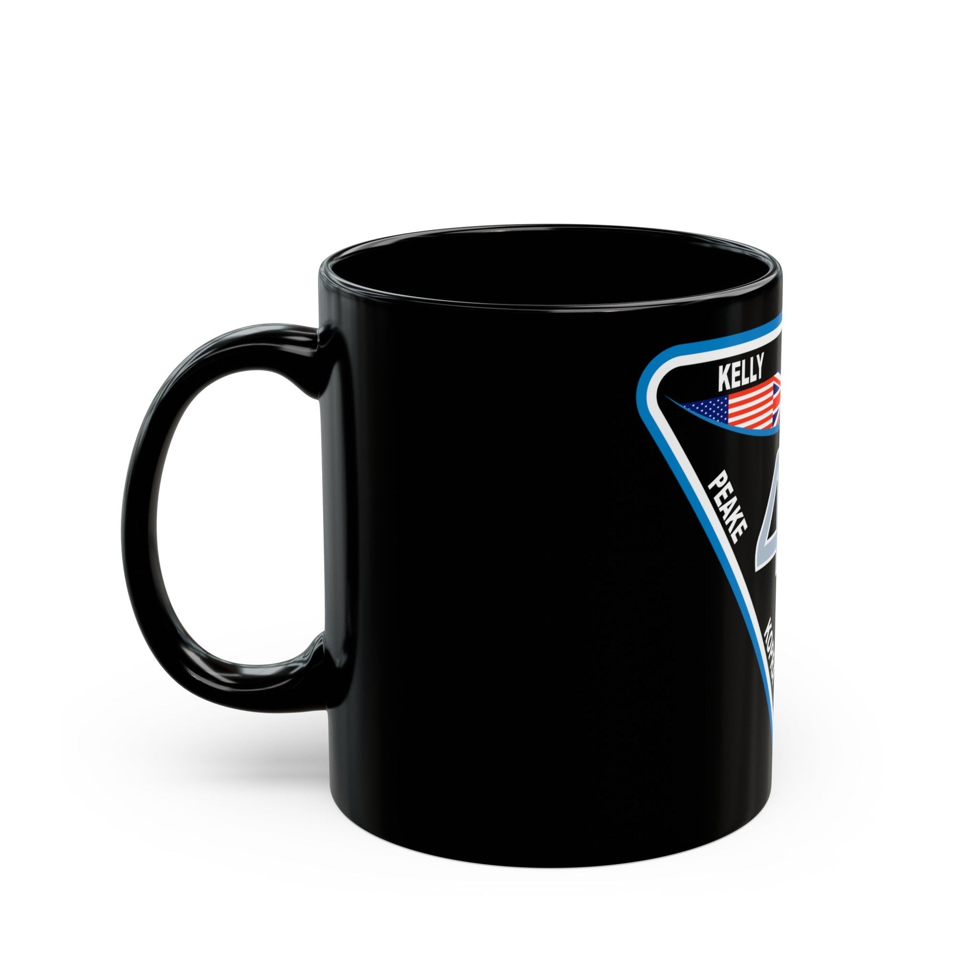 ISS Expedition 46 (NASA) Black Coffee Mug-The Sticker Space