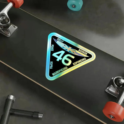 ISS Expedition 46 (NASA) Holographic STICKER Die-Cut Vinyl Decal - The Sticker Space