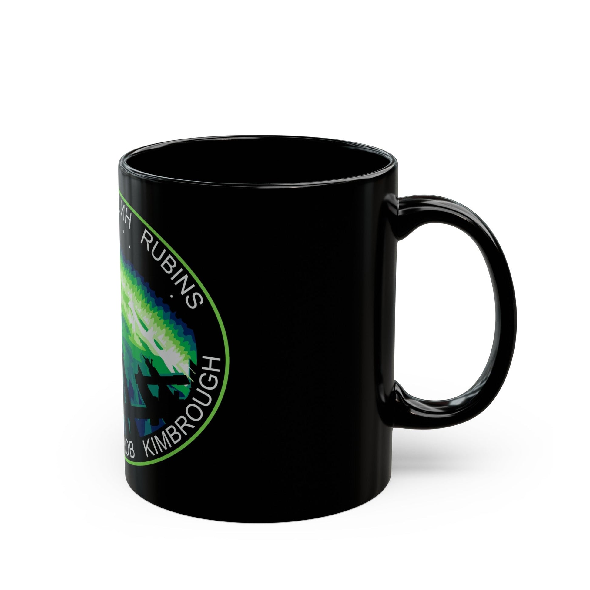 ISS Expedition 49 (NASA) Black Coffee Mug-The Sticker Space