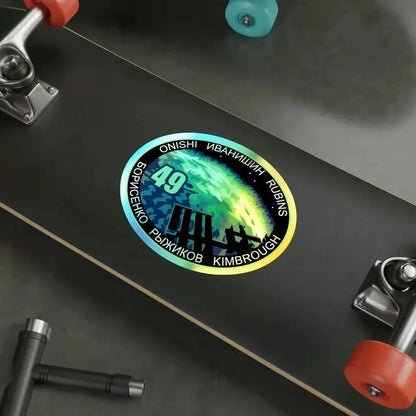 ISS Expedition 49 (NASA) Holographic STICKER Die-Cut Vinyl Decal - The Sticker Space