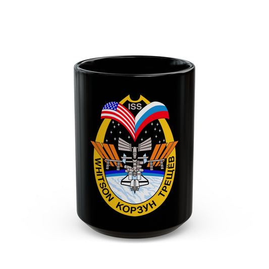 ISS Expedition 5 (NASA) Black Coffee Mug-15oz-The Sticker Space