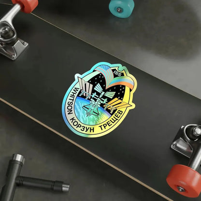 ISS Expedition 5 (NASA) Holographic STICKER Die-Cut Vinyl Decal - The Sticker Space