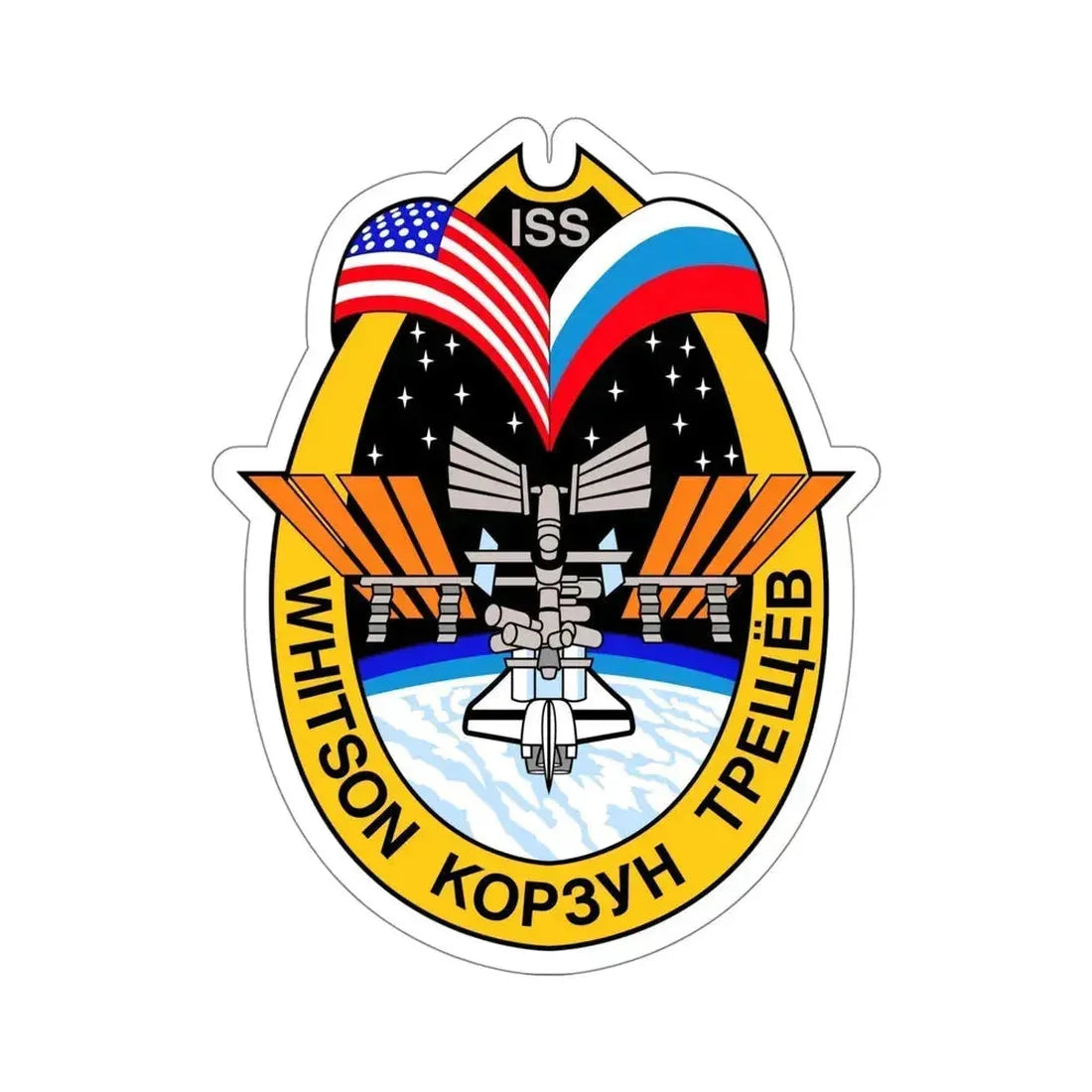 ISS Expedition 5 (NASA) STICKER Vinyl Die-Cut Decal 5 Inch - The Sticker Space