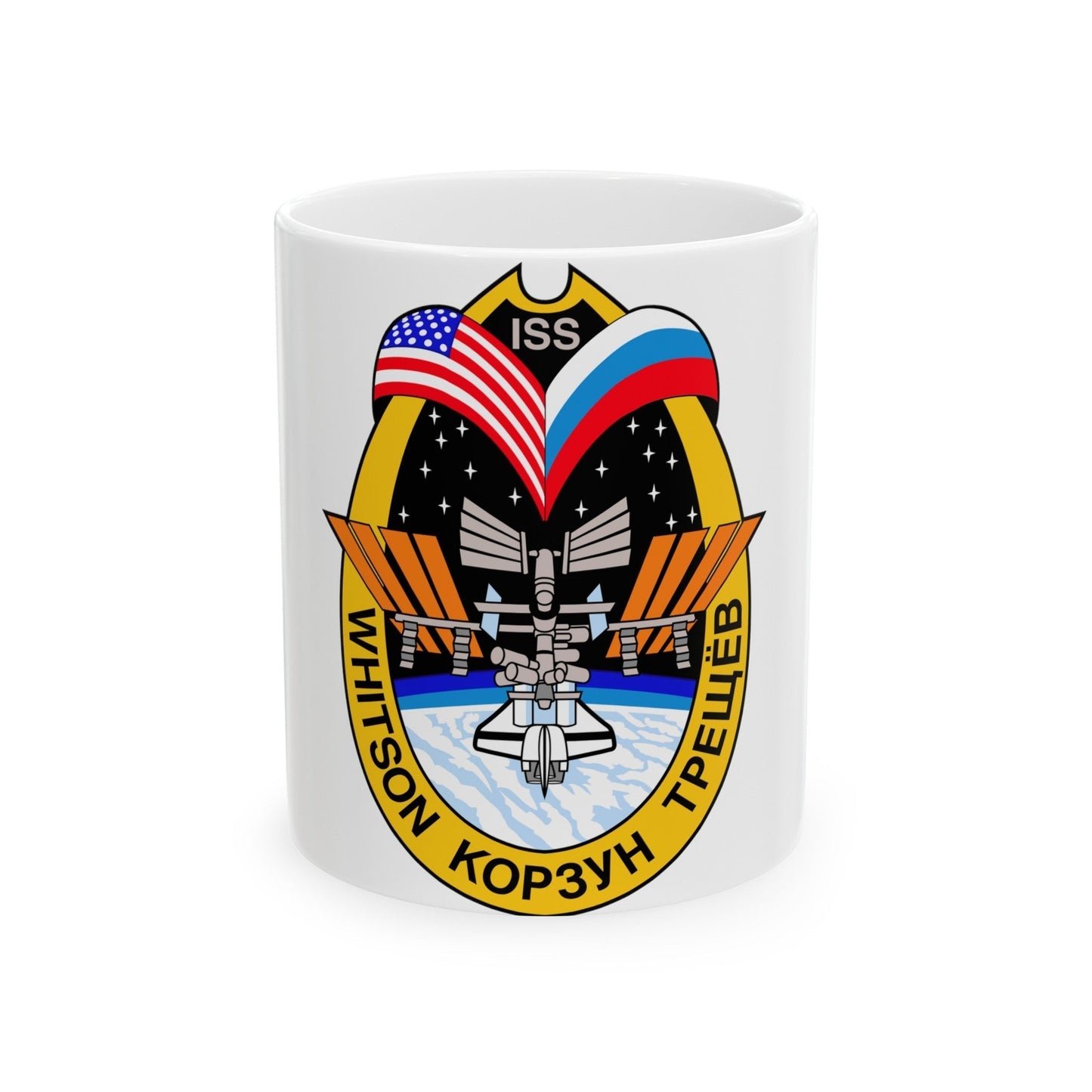 ISS Expedition 5 (NASA) White Coffee Mug-11oz-The Sticker Space