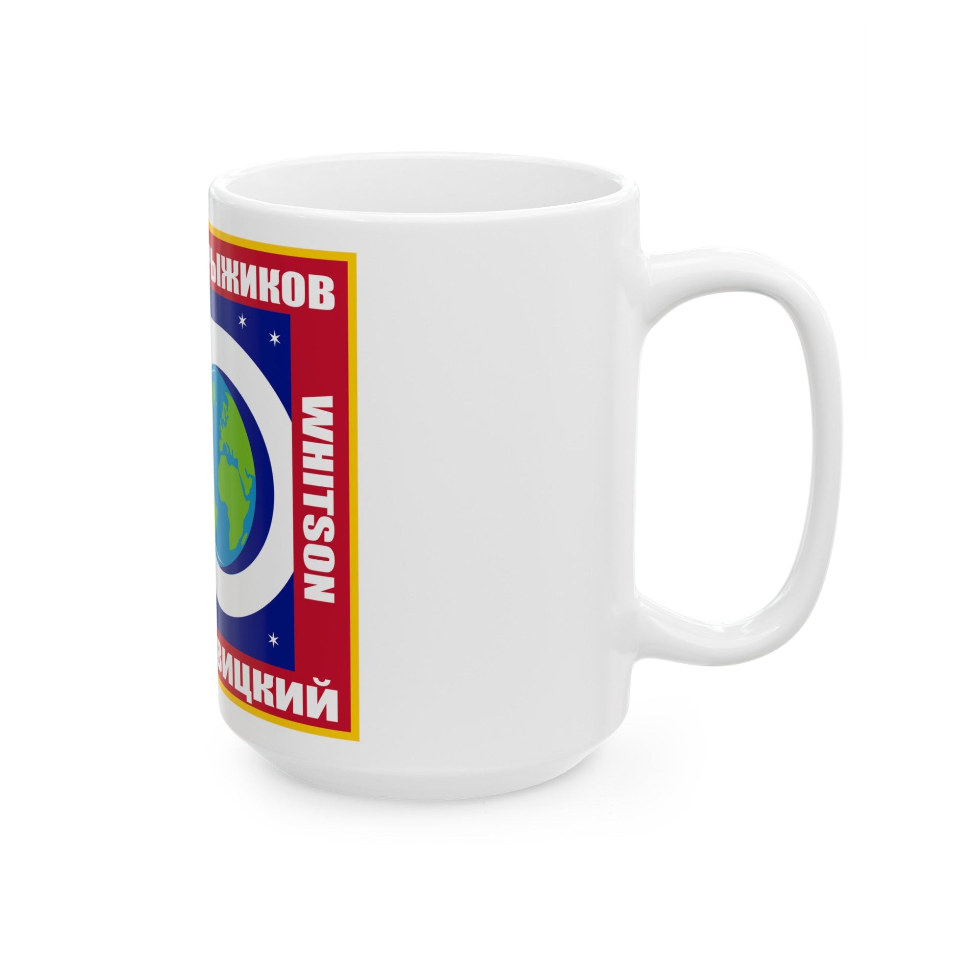 ISS Expedition 50 (NASA) White Coffee Mug-The Sticker Space