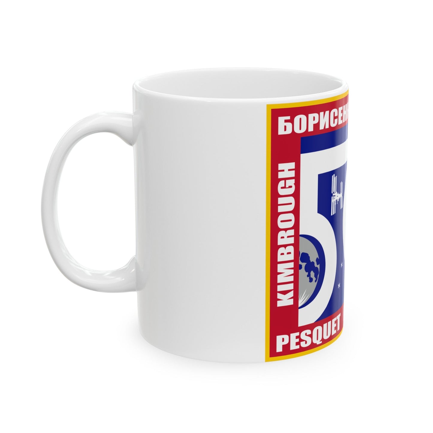 ISS Expedition 50 (NASA) White Coffee Mug-The Sticker Space