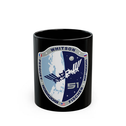 ISS Expedition 51 (NASA) Black Coffee Mug-11oz-The Sticker Space