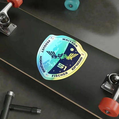 ISS Expedition 51 (NASA) Holographic STICKER Die-Cut Vinyl Decal - The Sticker Space