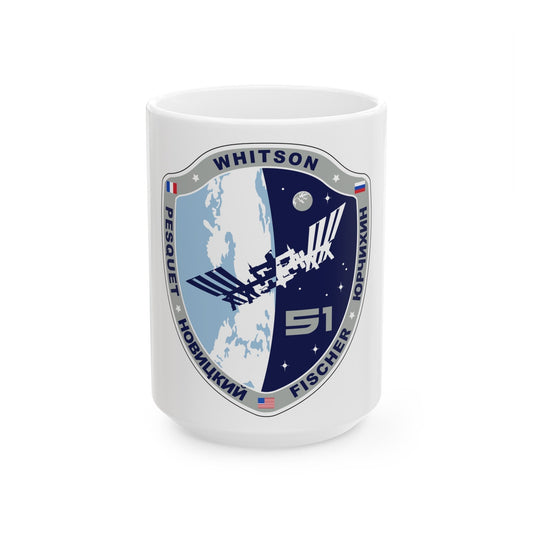 ISS Expedition 51 (NASA) White Coffee Mug-15oz-The Sticker Space