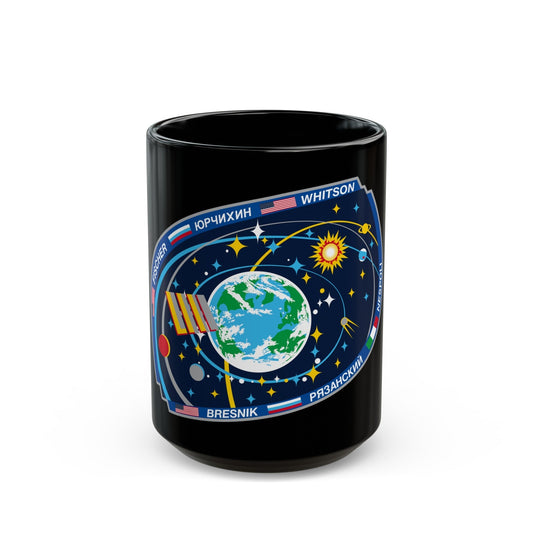 ISS Expedition 52 (NASA) Black Coffee Mug-15oz-The Sticker Space