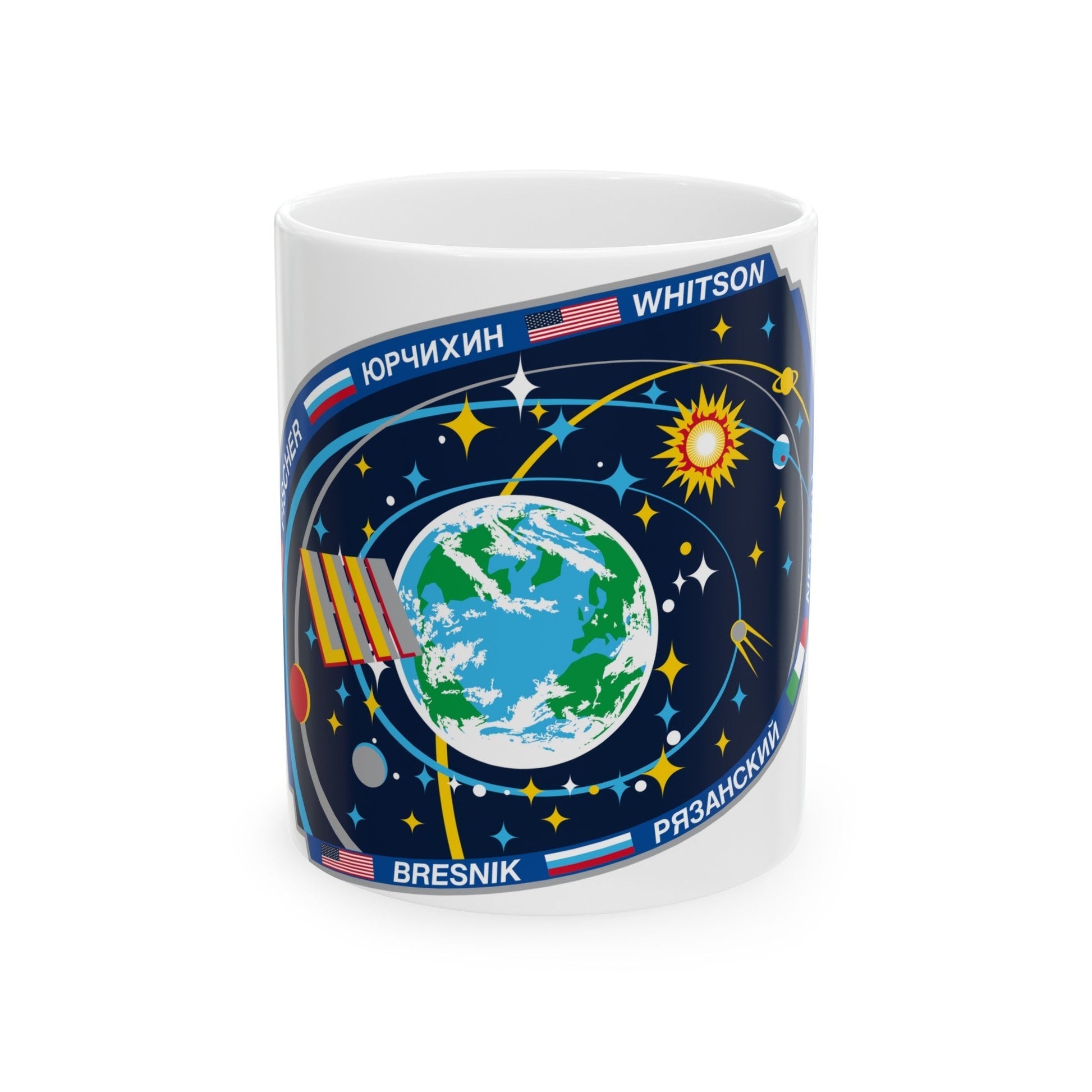 ISS Expedition 52 (NASA) White Coffee Mug-11oz-The Sticker Space