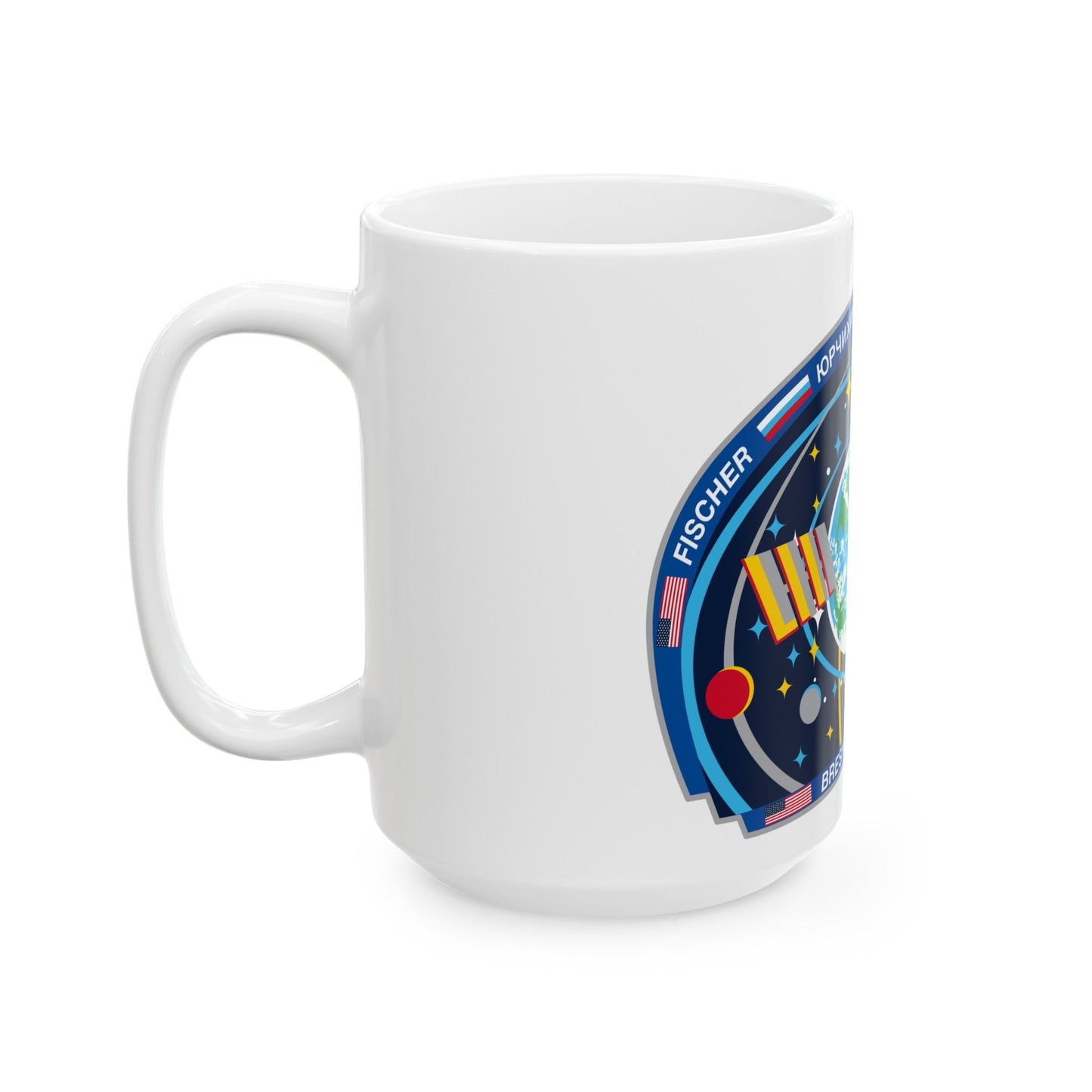 ISS Expedition 52 (NASA) White Coffee Mug-The Sticker Space