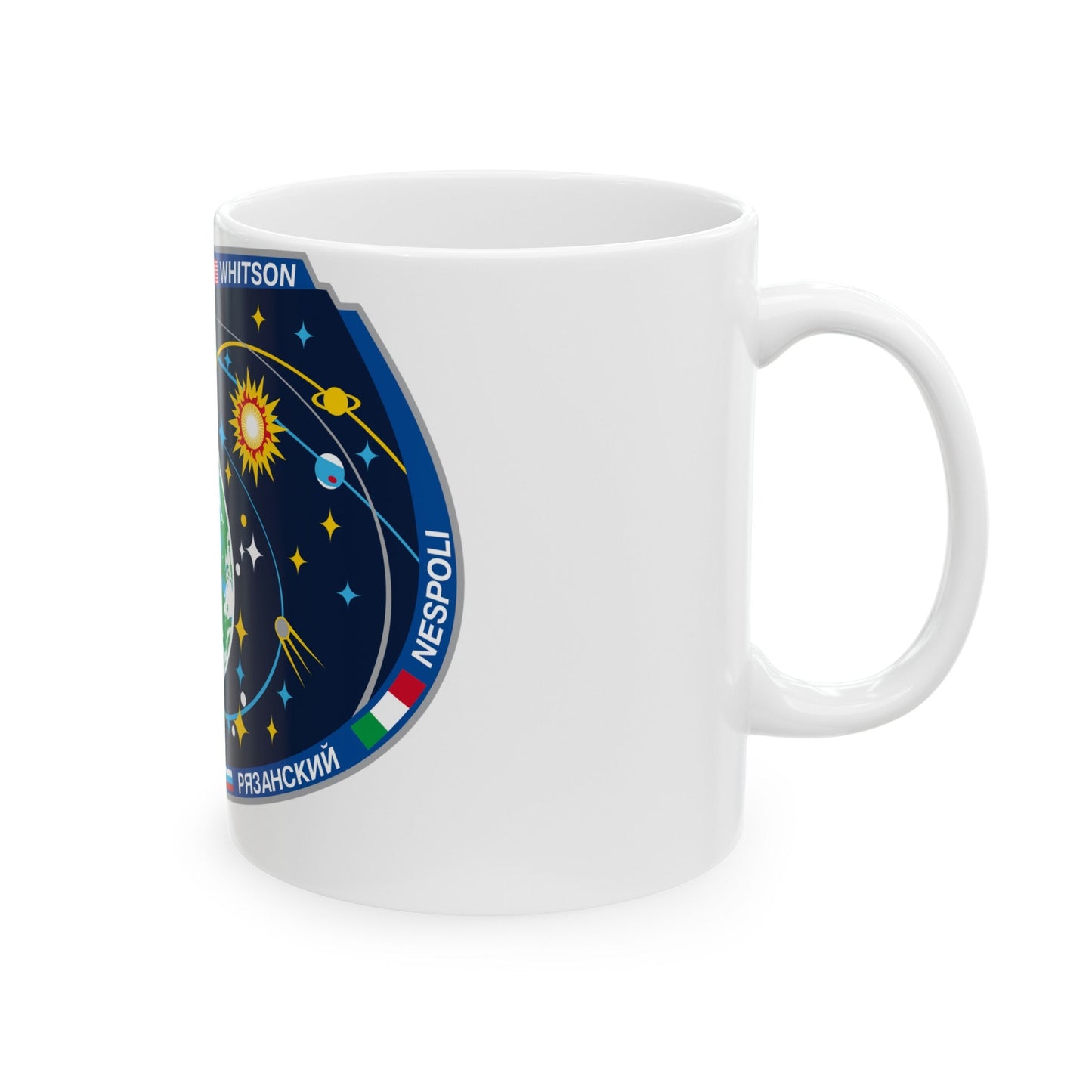 ISS Expedition 52 (NASA) White Coffee Mug-The Sticker Space