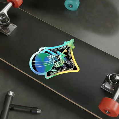 ISS Expedition 53 (NASA) Holographic STICKER Die-Cut Vinyl Decal - The Sticker Space