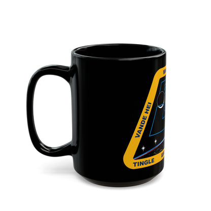 ISS Expedition 54 (NASA) Black Coffee Mug-The Sticker Space