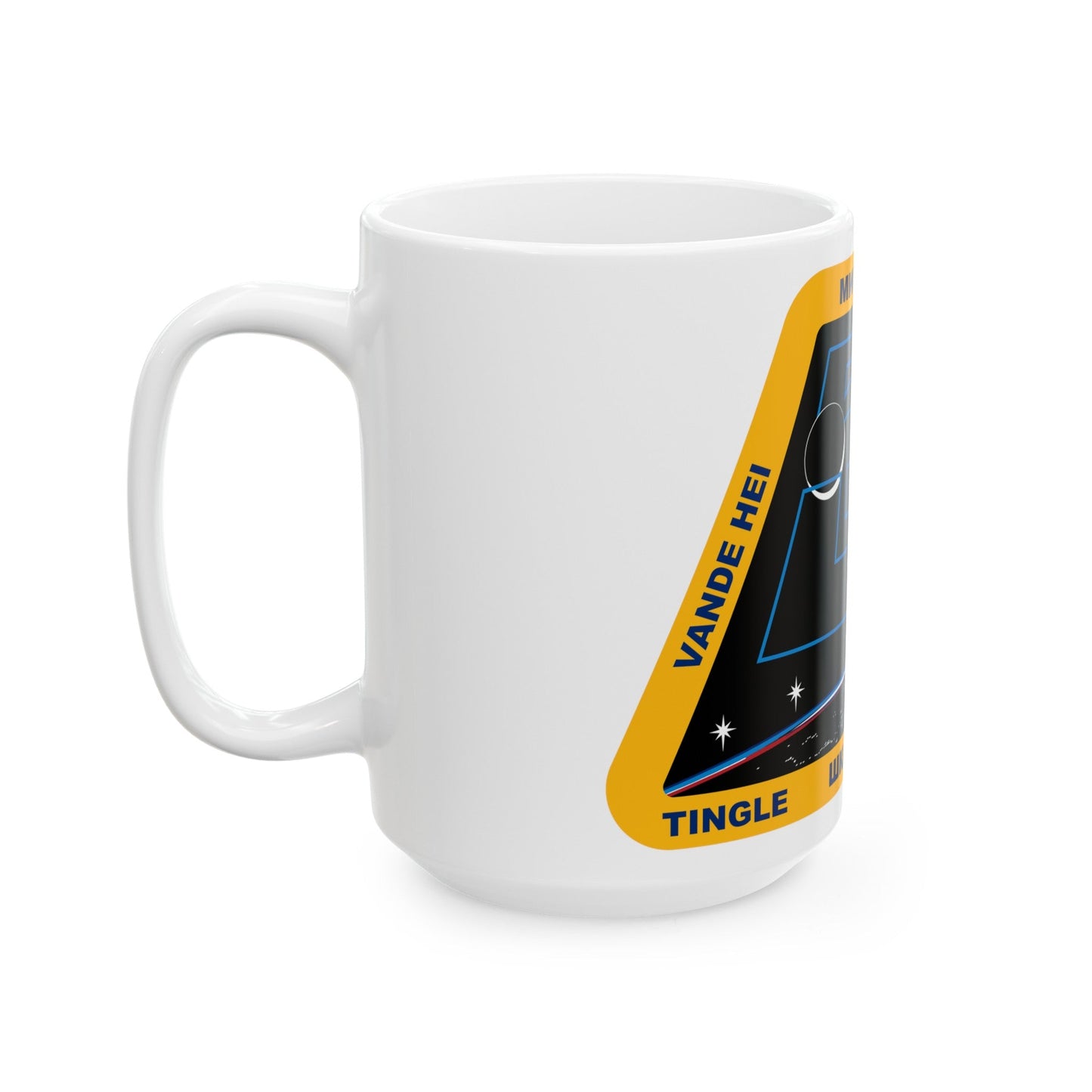 ISS Expedition 54 (NASA) White Coffee Mug-The Sticker Space