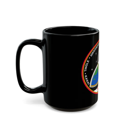 ISS Expedition 55 (NASA) Black Coffee Mug-The Sticker Space