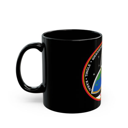 ISS Expedition 55 (NASA) Black Coffee Mug-The Sticker Space