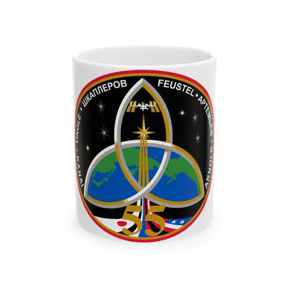 ISS Expedition 55 (NASA) White Coffee Mug-11oz-The Sticker Space