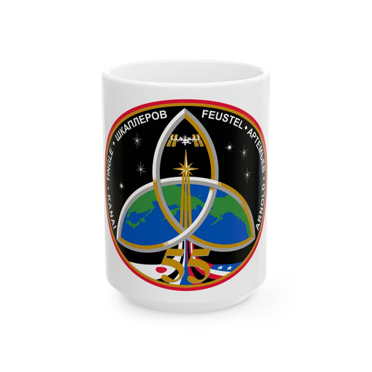 ISS Expedition 55 (NASA) White Coffee Mug-15oz-The Sticker Space