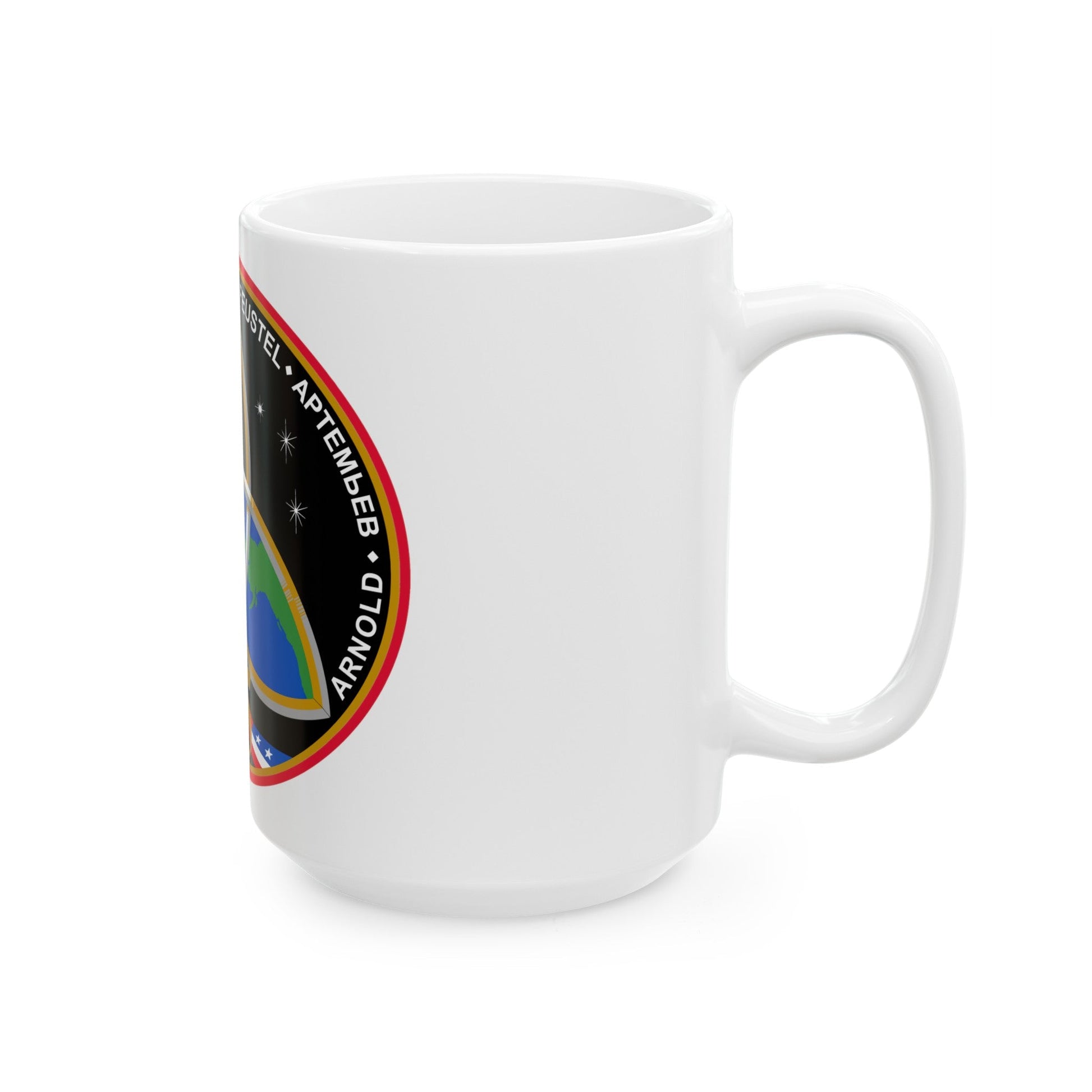 ISS Expedition 55 (NASA) White Coffee Mug-The Sticker Space