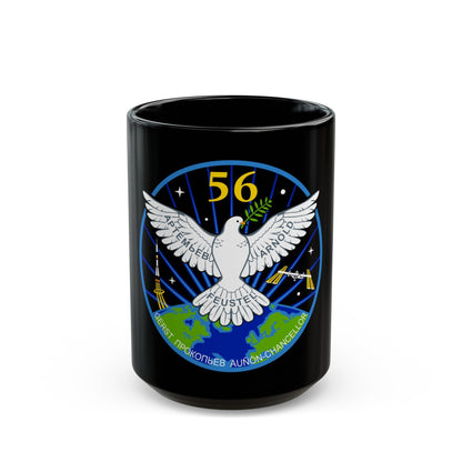 ISS Expedition 56 (NASA) Black Coffee Mug-15oz-The Sticker Space