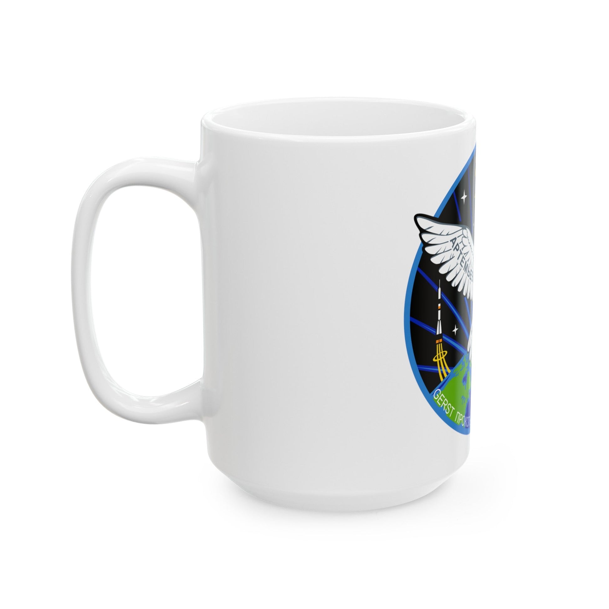 ISS Expedition 56 (NASA) White Coffee Mug-The Sticker Space