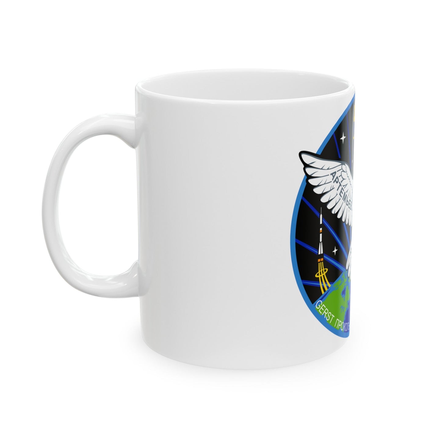 ISS Expedition 56 (NASA) White Coffee Mug-The Sticker Space