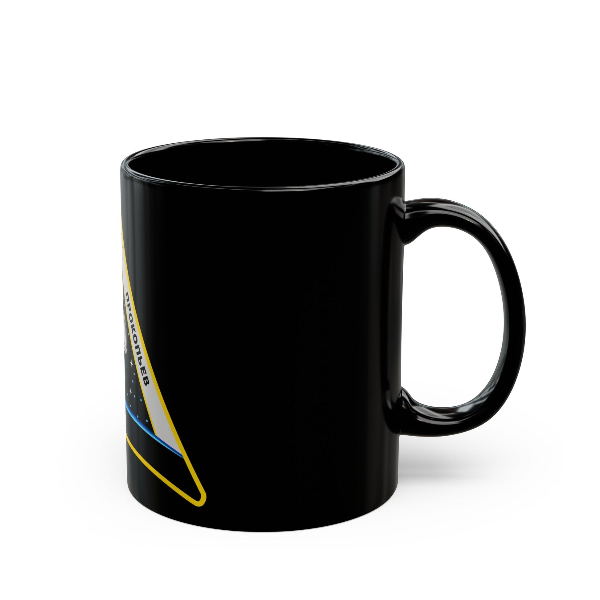 ISS Expedition 57 (NASA) Black Coffee Mug-The Sticker Space