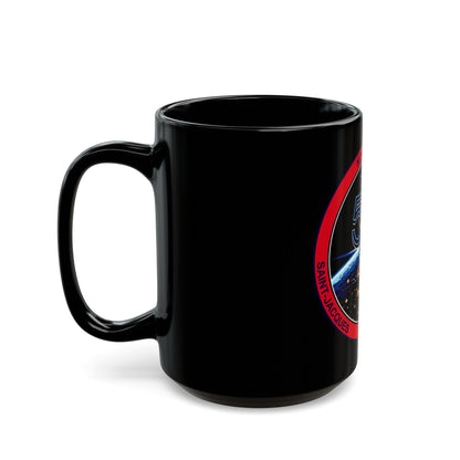 ISS Expedition 58 (NASA) Black Coffee Mug-The Sticker Space