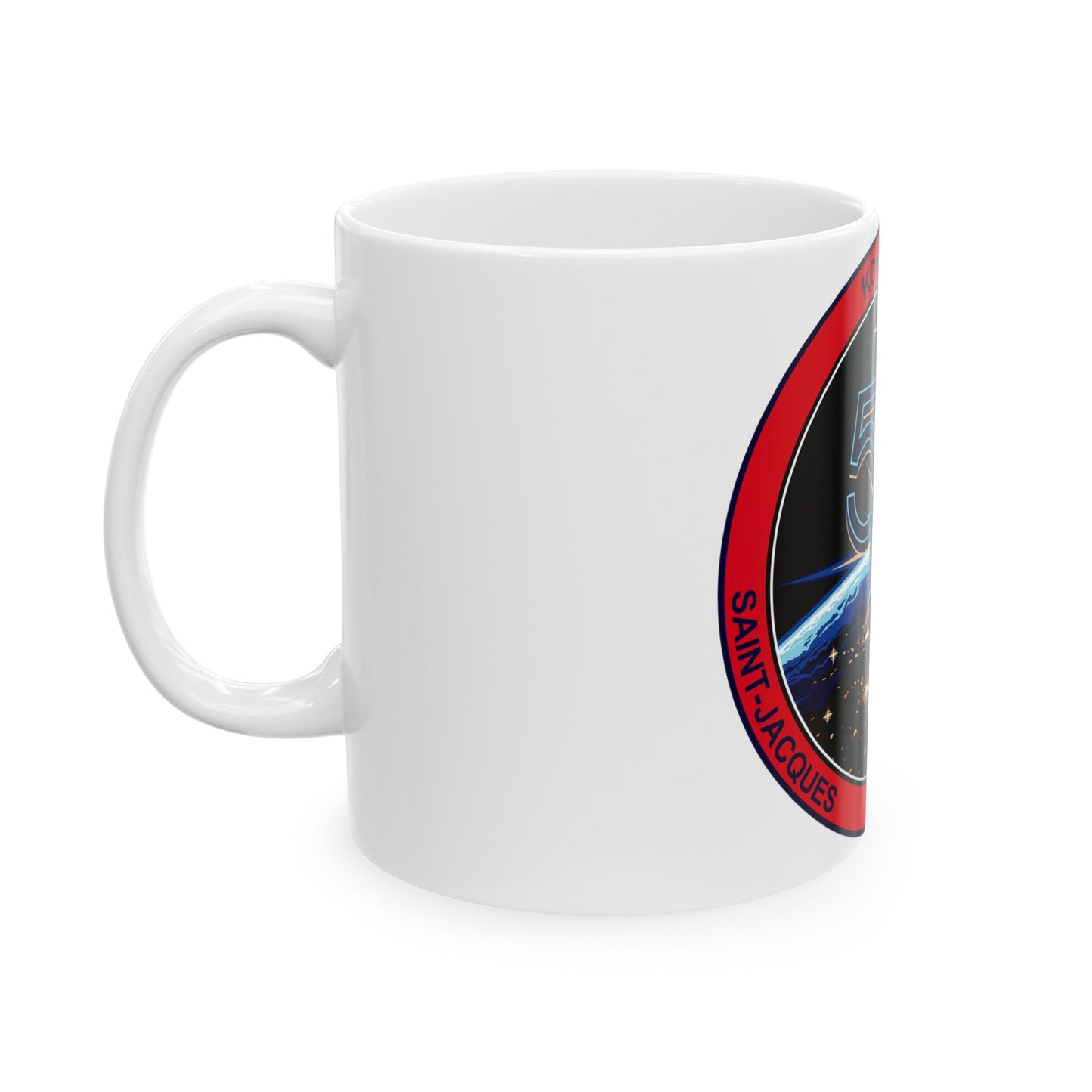 ISS Expedition 58 (NASA) White Coffee Mug-The Sticker Space