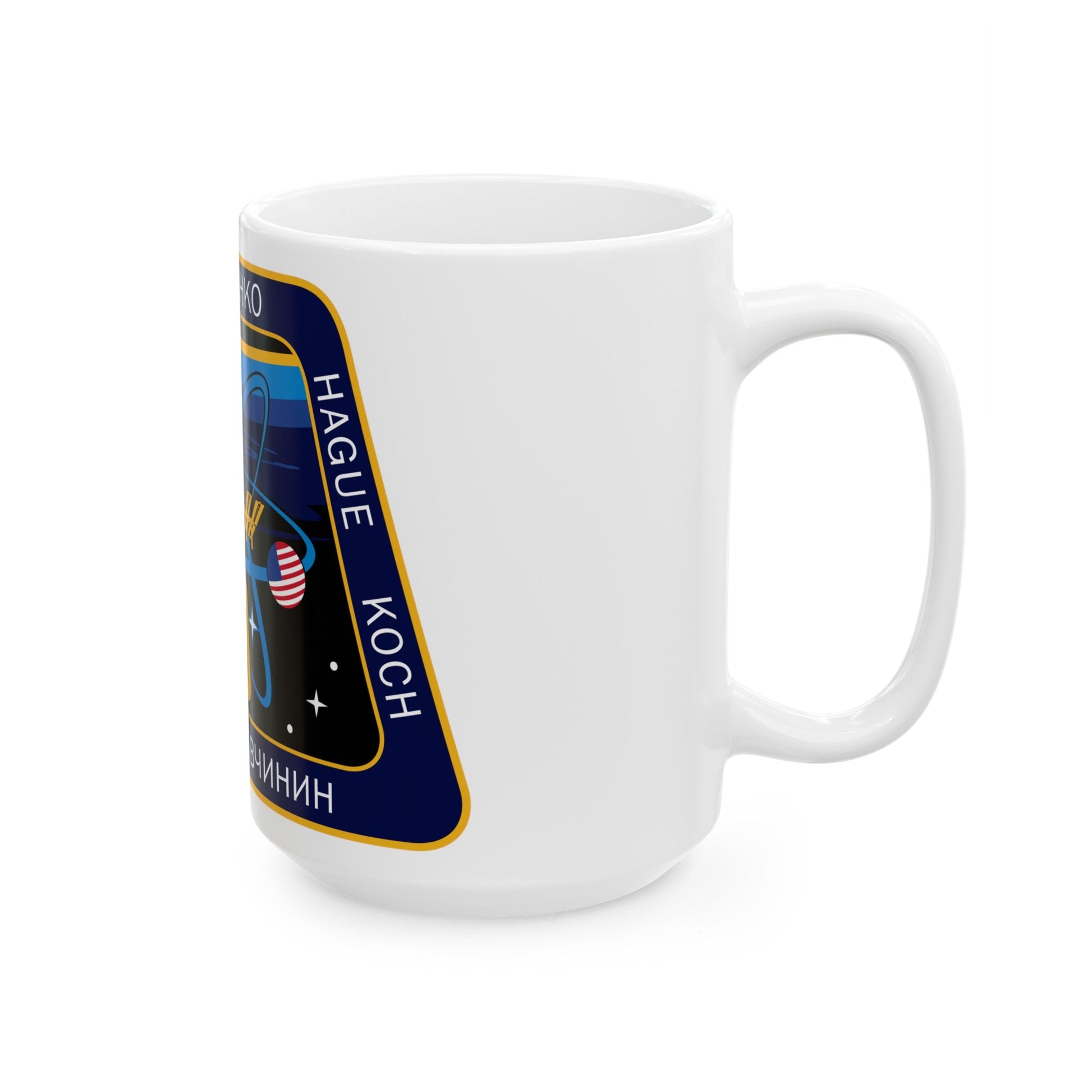 ISS Expedition 59 (NASA) White Coffee Mug-The Sticker Space