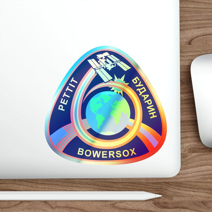 ISS Expedition 6 (NASA) Holographic STICKER Die-Cut Vinyl Decal-The Sticker Space