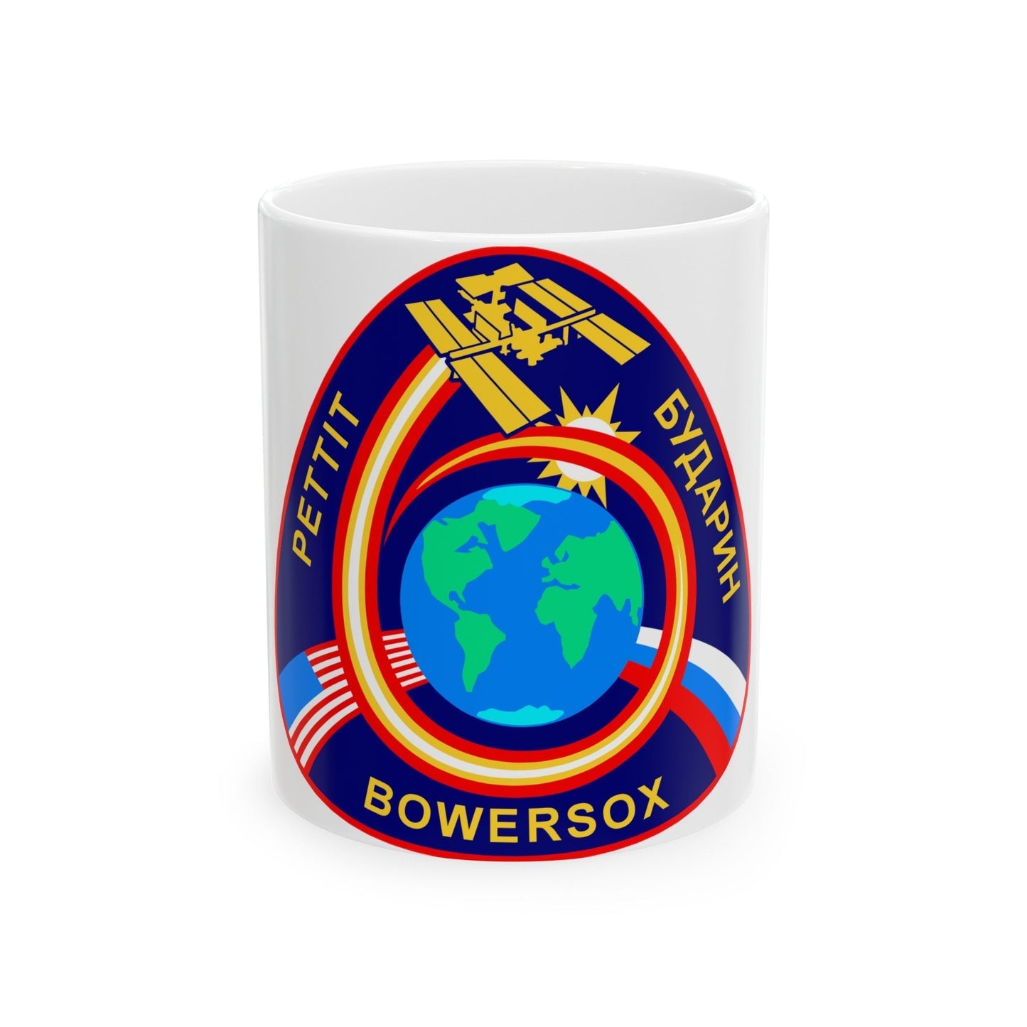 ISS Expedition 6 (NASA) White Coffee Mug-11oz-The Sticker Space