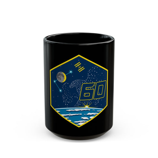 ISS Expedition 60 (NASA) Black Coffee Mug-15oz-The Sticker Space