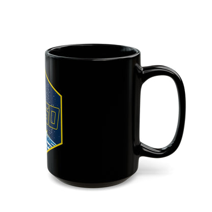 ISS Expedition 60 (NASA) Black Coffee Mug-The Sticker Space