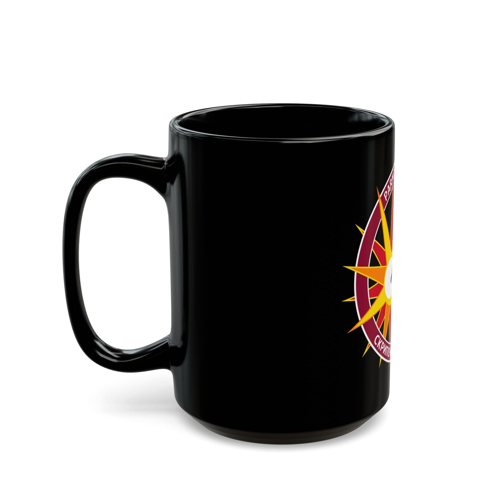 ISS Expedition 61 (NASA) Black Coffee Mug-The Sticker Space