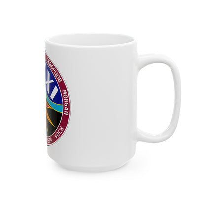 ISS Expedition 61 (NASA) White Coffee Mug-The Sticker Space